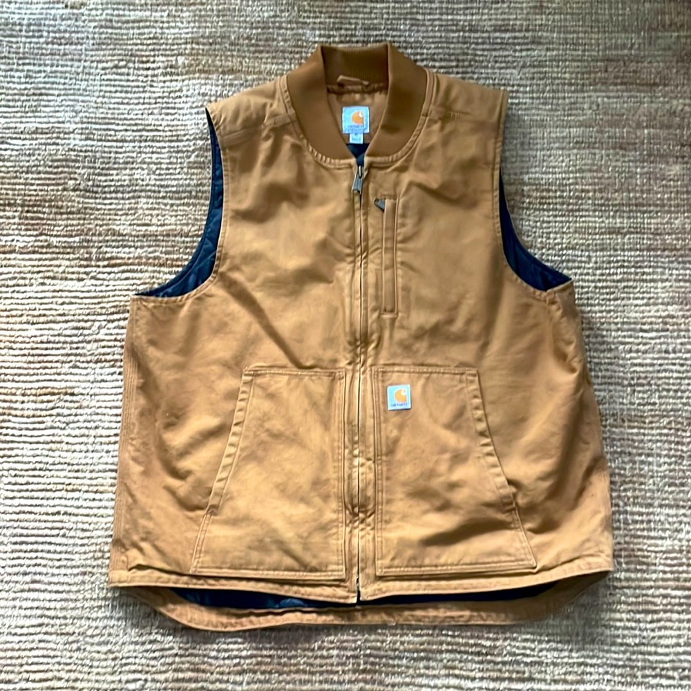 Carhartt duck canvas Mens vest
